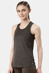Enamor Snug Fitted Tank - Olive Mel Active Reflective — thumbnail 3
